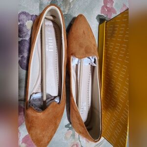 Musshoe Tan Suede Women's Loafers